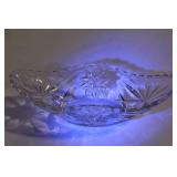 Set of 5 Cut Glass Serving Dishes and Bowls