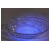 Set of 5 Cut Glass Serving Dishes and Bowls