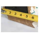 Holiday Village Clock Tower with Santa and Reindeer Figurine