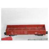 Set of Vintage American Flyer Train Cars and Locomotive