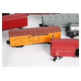 Set of Vintage American Flyer Train Cars and Locomotive