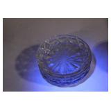 Collection of Vintage Glassware Including Plates and Bowls