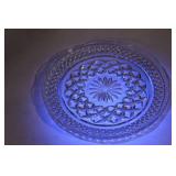 Collection of Vintage Glassware Including Plates and Bowls