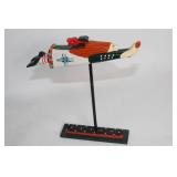 Collection of Decorative Baskets, Wooden Chest, and Folk Art Items