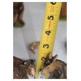 Vintage Nativity Scene with Stable and 10 Figures