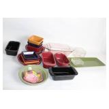 Collection of Assorted Baking and Serving Dishes
