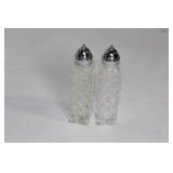 Vintage Gray Dinnerware Set with Shakers and Serving Accessories