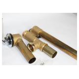 Everbilt 1-1/2 inch Brass Bath Drain Kit with Brushed Nickel Trim