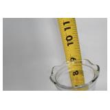 Collection of 5 Elegant Clear Glass Vases