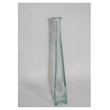 Collection of 5 Elegant Clear Glass Vases