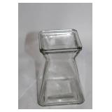 Collection of 5 Elegant Clear Glass Vases