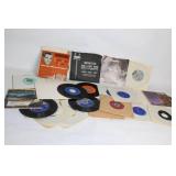 Collection of Vintage Gospel and Singers 45 RPM Vinyl Records