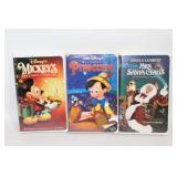 Collection of 30 Disney VHS Movies Featuring Classic Animated Films