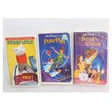 Collection of 30 Disney VHS Movies Featuring Classic Animated Films