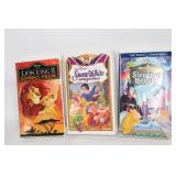 Collection of 30 Disney VHS Movies Featuring Classic Animated Films