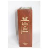 Golden Replicas of United States Stamps Album with Certificate