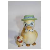 Set of 6 Unique Clay Figurines Including Animals and Fairy-tale Scene