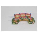 Set of 6 Unique Clay Figurines Including Animals and Fairy-tale Scene