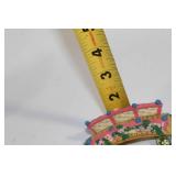 Set of 6 Unique Clay Figurines Including Animals and Fairy-tale Scene