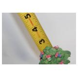 Set of 6 Unique Clay Figurines Including Animals and Fairy-tale Scene