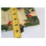 Set of 6 Unique Clay Figurines Including Animals and Fairy-tale Scene