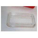 Collection of Ceramic Dishes and Bowls with Fruit Designs