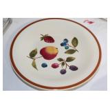 Collection of Ceramic Dishes and Bowls with Fruit Designs