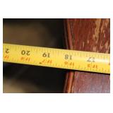 Antique Mahogany Vanity Desk with 7 Drawers