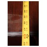 Antique Mahogany Vanity Desk with 7 Drawers