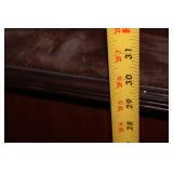 Antique Mahogany Vanity Desk with 7 Drawers