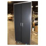 Tall Metal Storage Cabinet with Adjustable Shelves