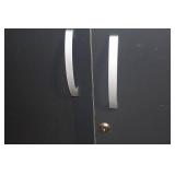 Tall Metal Storage Cabinet with Adjustable Shelves