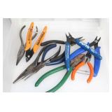 Plastic Storage Drawer with Assorted Hand Tools and Scissors