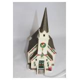 Heartland Valley Village Deluxe Porcelain Lighted Church