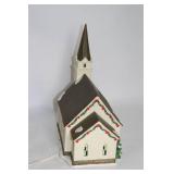 Heartland Valley Village Deluxe Porcelain Lighted Church