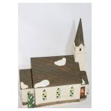 Heartland Valley Village Deluxe Porcelain Lighted Church