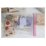 Collection of Rubber Stamps and Clear Stamps for Crafting