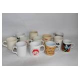 Collection of 13 Assorted Themed Coffee Mugs