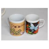 Collection of 13 Assorted Themed Coffee Mugs