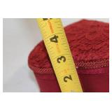 Heart-Shaped Lace Jewelry Box with Assorted Beads and Angel Pendant