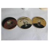 Collection of 9 Decorative Ceramics Including Owl Figurine and Coasters
