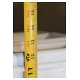 Plastic Storage Drawers Filled with Craft Supplies and Decor