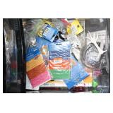 Rolling Storage Cart with Crafting Supplies