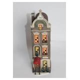 Vintage 1901 Porcelain Lighted Building with Electrical Cord