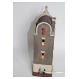 Vintage 1901 Porcelain Lighted Building with Electrical Cord
