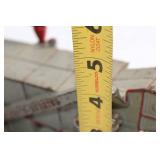 Vintage Tin Toy Tractor with Movable Parts