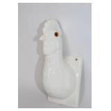 Vintage Ceramic Rooster Wall Hook