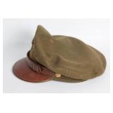 Vintage Military Uniform Cap with Two Garrison Caps