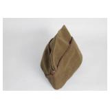 Vintage Military Uniform Cap with Two Garrison Caps