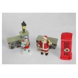 Holiday Village Figurine Set with Christmas Characters